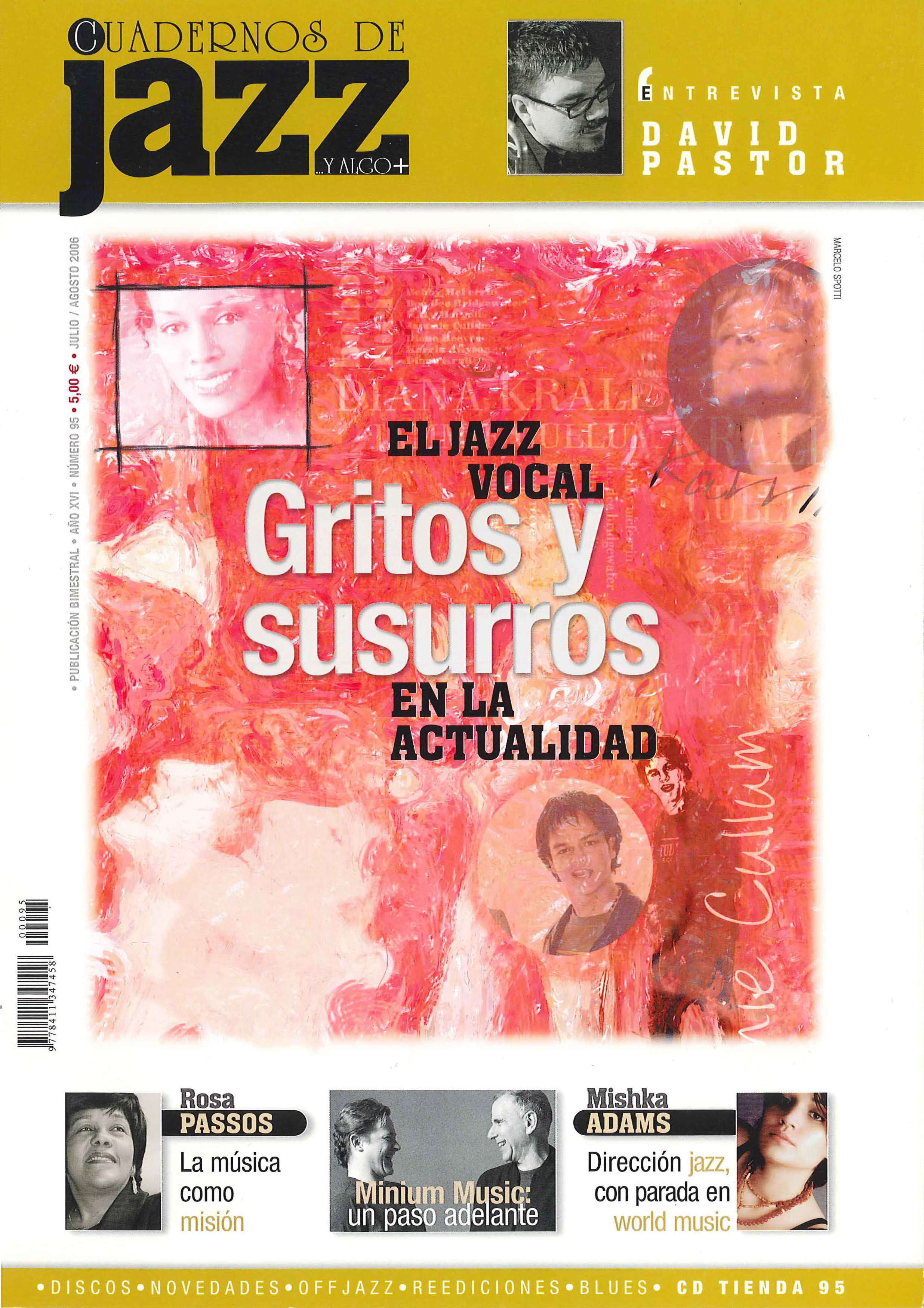 Cubierta del número 95 de la revista Cuadernos de Jazz
