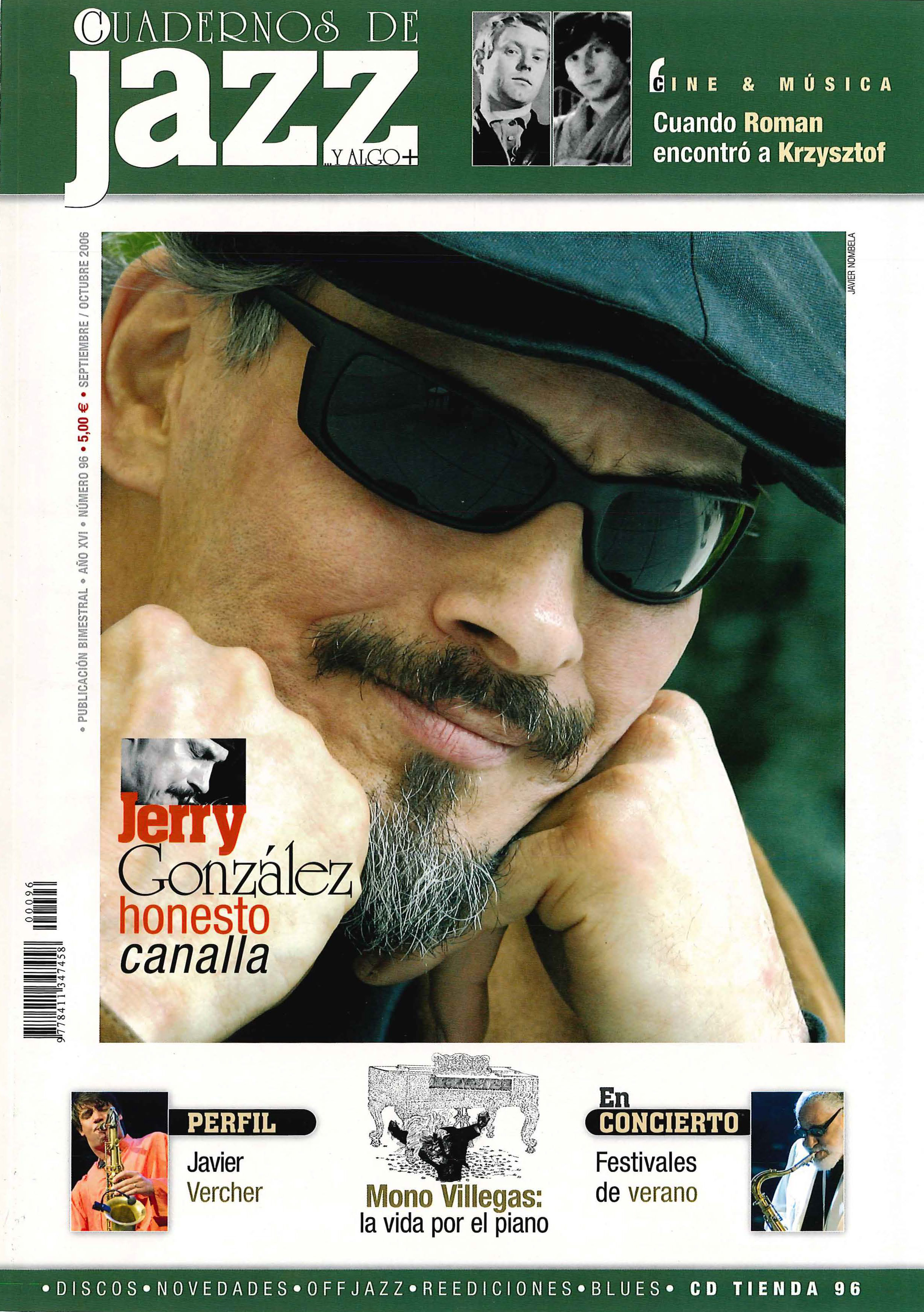 Cubierta del número 96 de la revista Cuadernos de Jazz