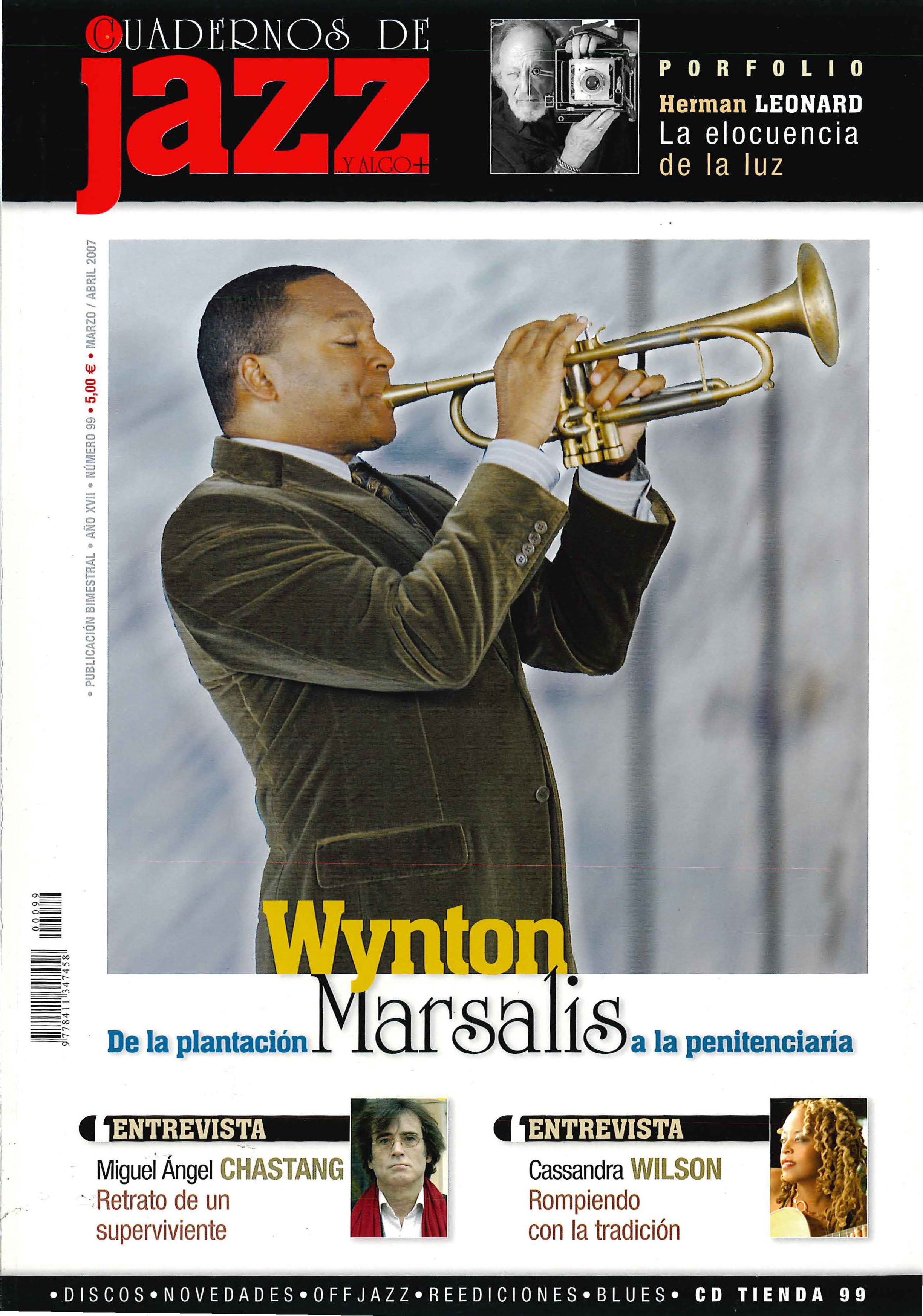 Cubierta del número 99 de la revista Cuadernos de Jazz