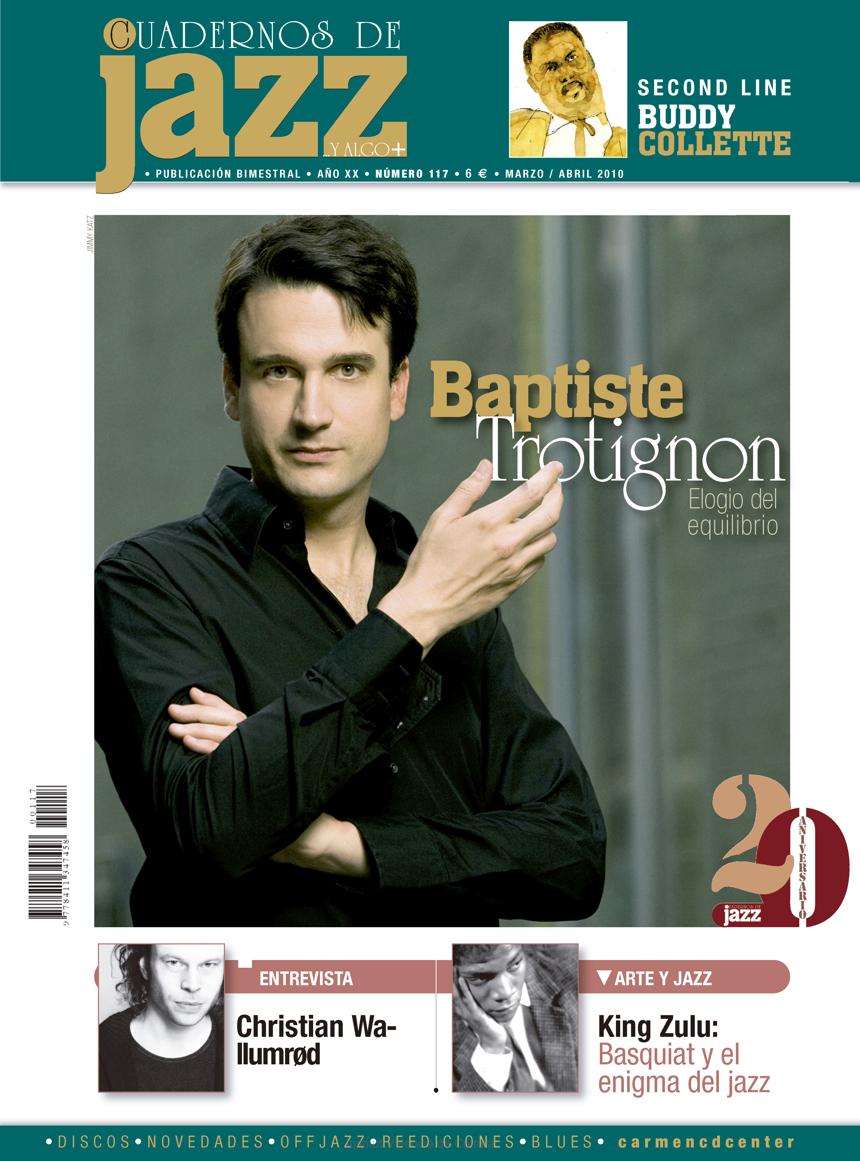 Cubierta del número 117 de la revista Cuadernos de Jazz
