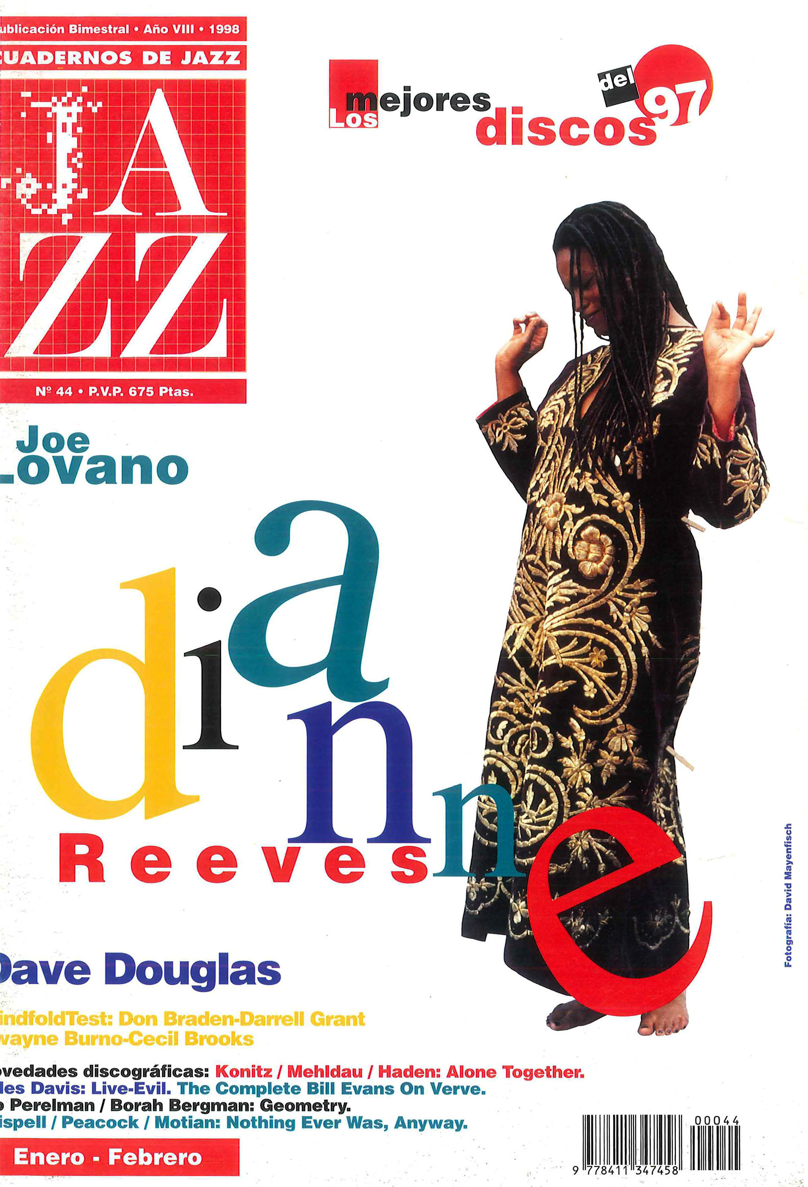 Cubierta del número 44 de la revista Cuadernos de Jazz