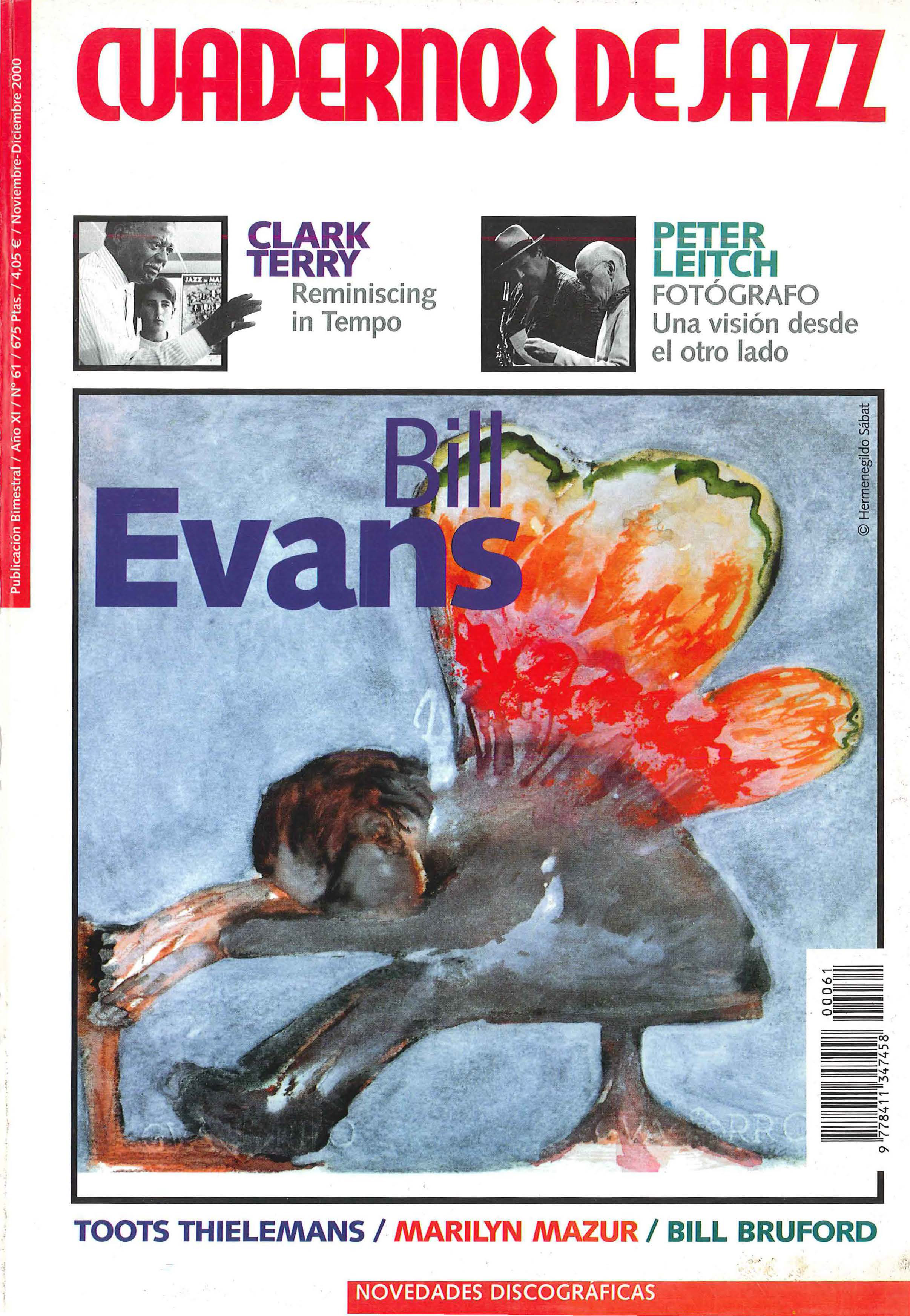 Cubierta del número 61 de la revista Cuadernos de Jazz