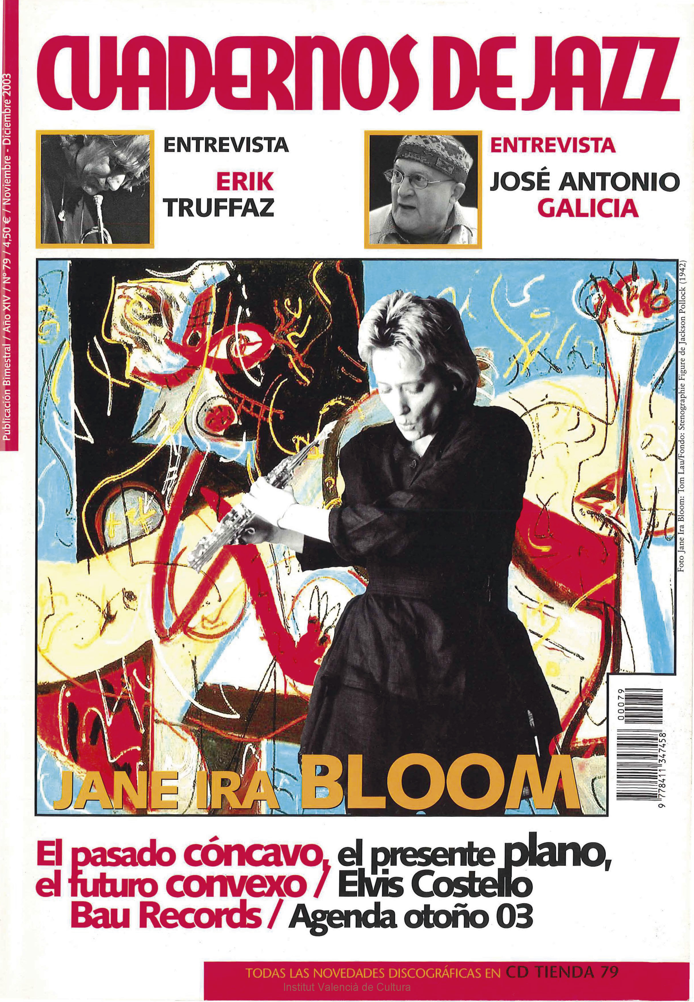 Cubierta del número 79 de la revista Cuadernos de Jazz
